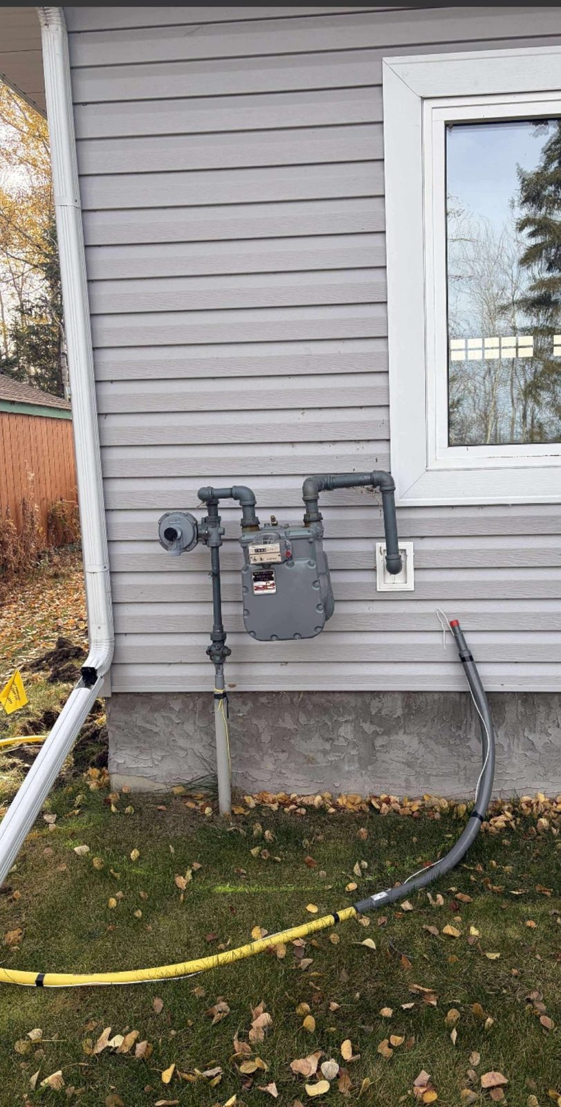 Gas meter installation by Sphinx Mechanical